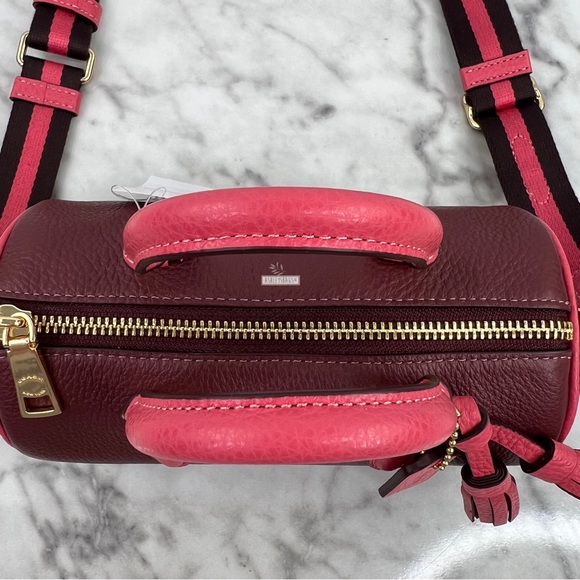 Coach Lacey Crossbody In Gold Wine Multi - Picture 6 of 12
